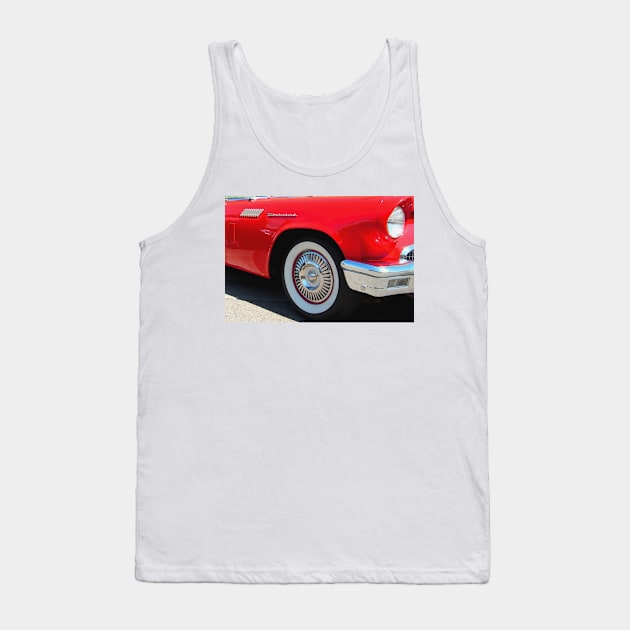 Red Ford Thunderbird - Classic Hot Rod Tank Top by Scubagirlamy